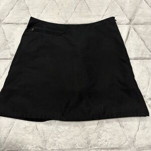 Patagonia Skirt Women 6 Black Duway Skort Shorts Hike Golf Outdoor Pocket Hiking